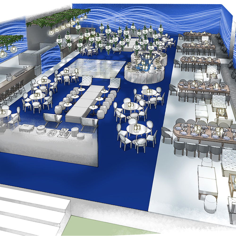 perspectiva artística arquitetônica - exteriores, paisagismo; landscape architectural rendering - Ricardo Ligabue