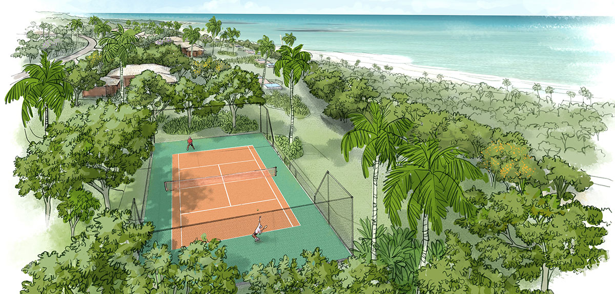 perspectiva artística arquitetônica - vista de pássaro; bird's view architectural rendering - Ricardo Ligabue