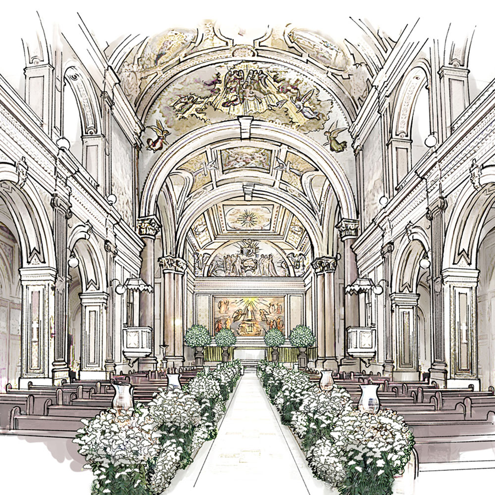 perspectiva artística arquitetônica - eventos; architectural rendering - Ricardo Ligabue